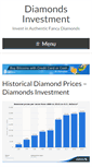 Mobile Screenshot of aboutcolordiamonds.com